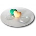 Сердце малое (размер 60x48x16 мм.) форма для шипучих бомбочек для ванны