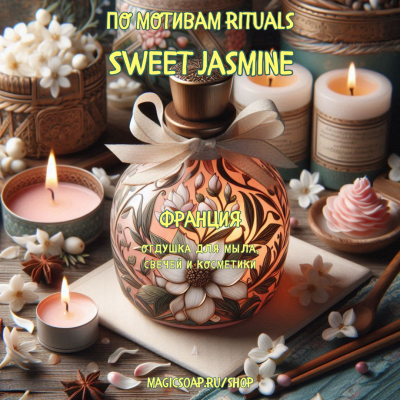 По мотивам "Rituals — Sweet jasmine" - отдушка для мыла, духов и косметики