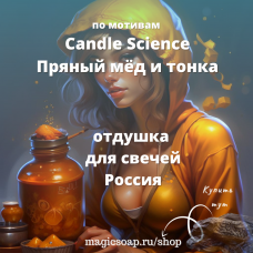По мотивам Candle Science — Пряный мёд и тонка для свечей  - отдушка для мыла и косметики