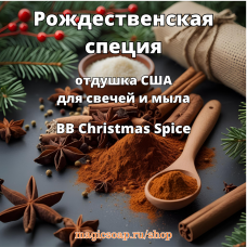 "Рождественская специя" (BB Christmas Spice Fragrance Oil) - отдушка США