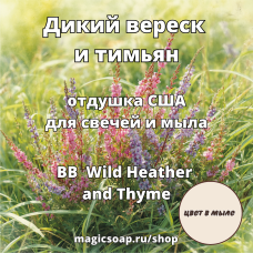 "Дикий вереск и тимьян" (BB Wild Heather and Thyme) - отдушка США