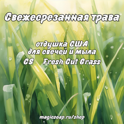 "Свежесрезанная трава" (CS Fresh Cut Grass) - отдушка США