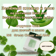 "Зеленый клевер и алоэ" (По мотивам: Bath and BodyWorks Green Clover & Aloe) - Green Clover and Aloe NG отдушка США