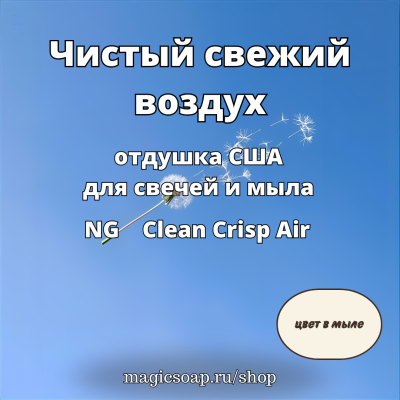 "Чистый свежий воздух" - NG отдушка США