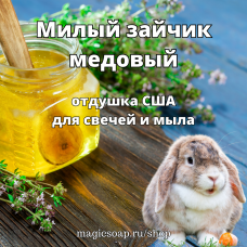"Милый зайчик (медовый)" - NG отдушка США