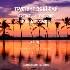 "Тропический рай" (NG Tropical Paradise Lip Balm Flavoring) ароматизатор для губ США