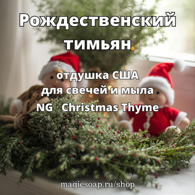 "Рождественский тимьян", (NG Christmas Thyme), - отдушка США