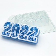 2022 / Скандинавский орнамент - пластиковая форма для мыла