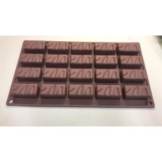"Шоколадные конфеты"- силиконовая форма для мыла, 20 ячеек
