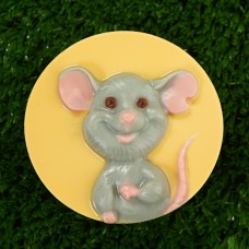 Мышь счастливая - пластиковая форма для мыла