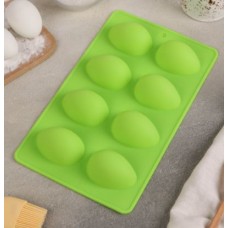 "Яйца", 28×17×1,5 см, 8 ячеек - форма для мыла и плиток