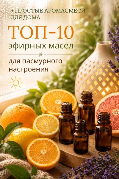 Топ-10 эфирных масел для пасмурного настроения (+ рецепты арома-смесей)